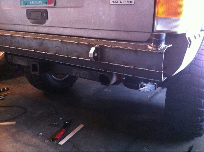 Custom built rear bumper and tire carrier-image-547186188.jpg