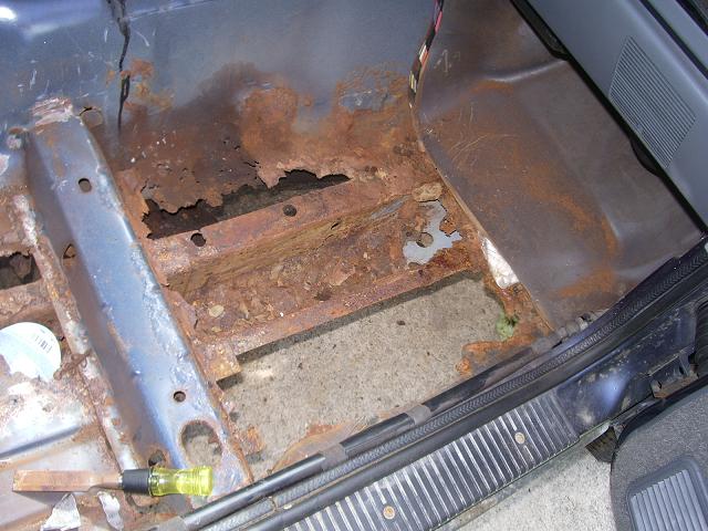 Rusted out floor pans 95 cherokee - Jeep Cherokee Forum