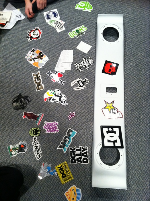 Refinishing rear sound bar to be covered in stickers-image-534734231.jpg