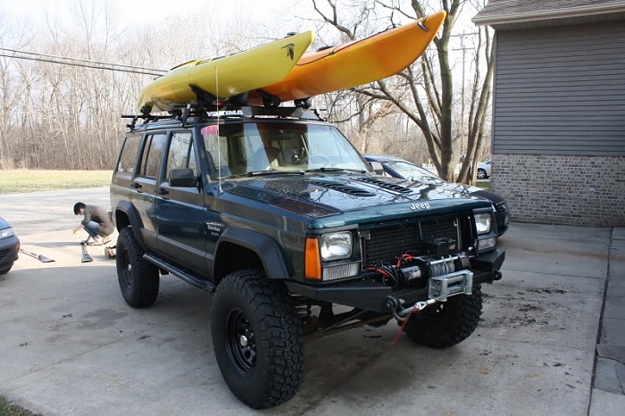 Mounting a SOT Kayak on top? - Jeep Cherokee Forum