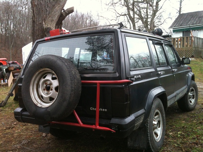 Factory tire carrier installed!-image-1757919861.jpg