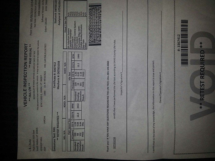 Failed my high speed emissions test.-uploadfromtaptalk1399839628728.jpg