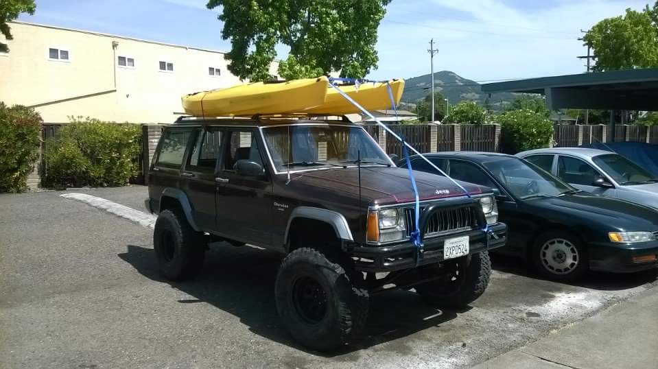 Anyone carry kayaks on their xj's? - Jeep Cherokee Forum