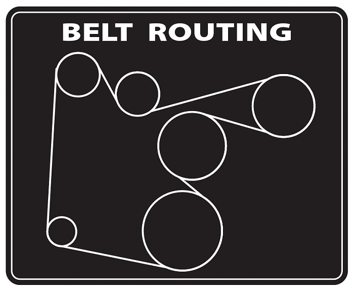Electric fan belt routing - Jeep Cherokee Forum