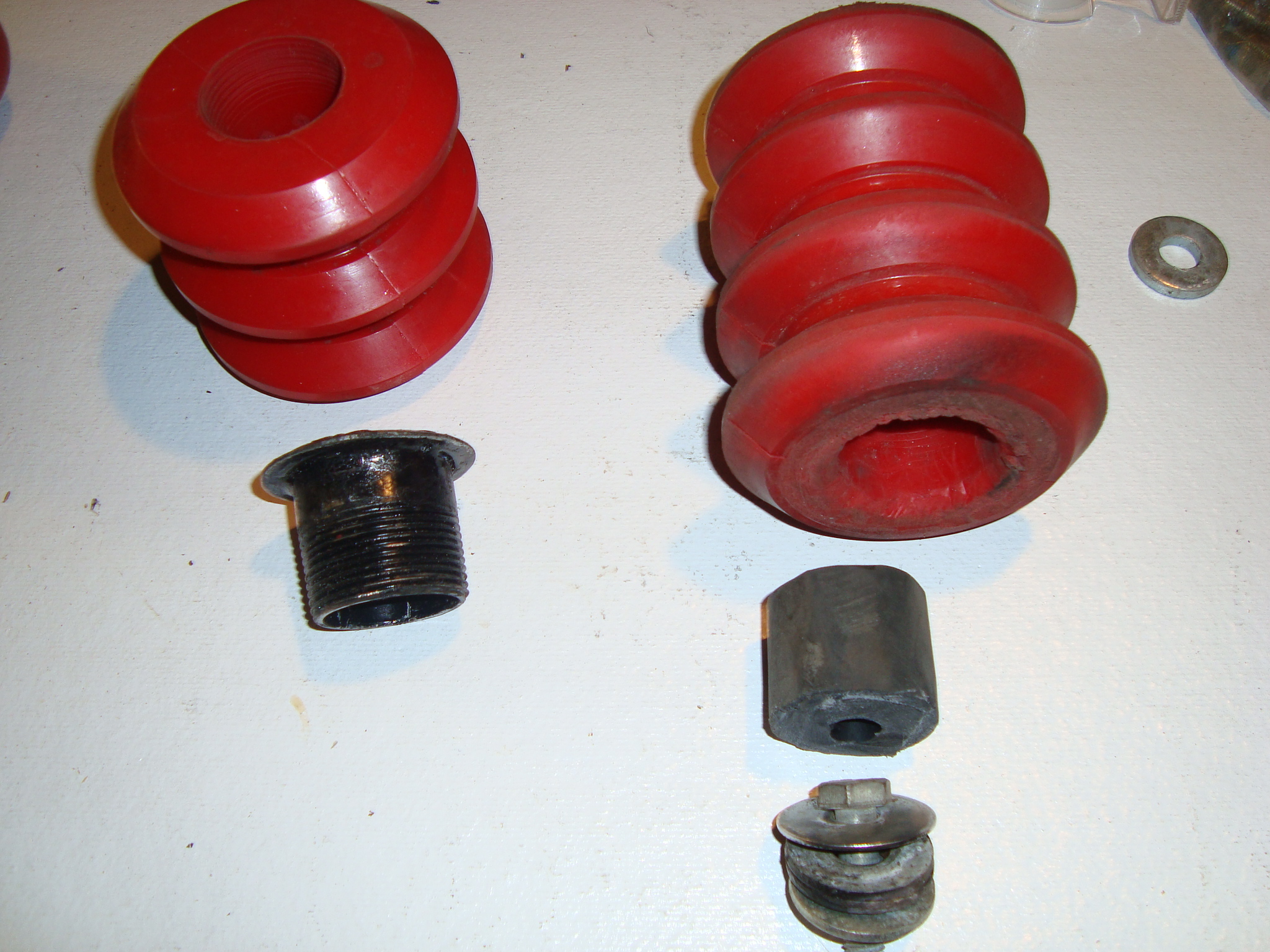 Prothane 19-1320 Red Hex Shape Bump Stop 