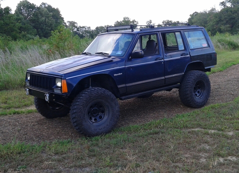 XJ 33s with 3 inch lift.