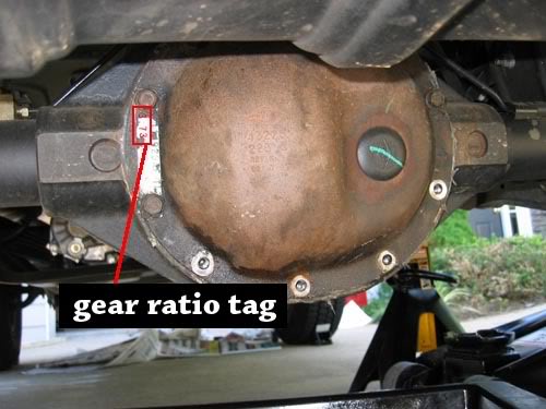need help with gear checking axle gear ratios - Jeep Cherokee Forum