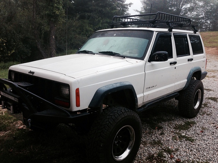 1997 White 6.5&quot; Long Arm Lifted XJ-image-1085125450.jpg