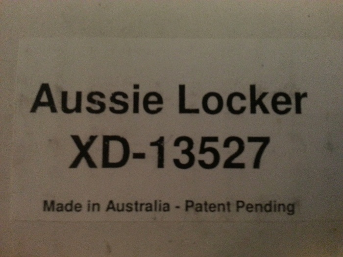 Aussie Locker For sale D35-20130114_184832.jpg