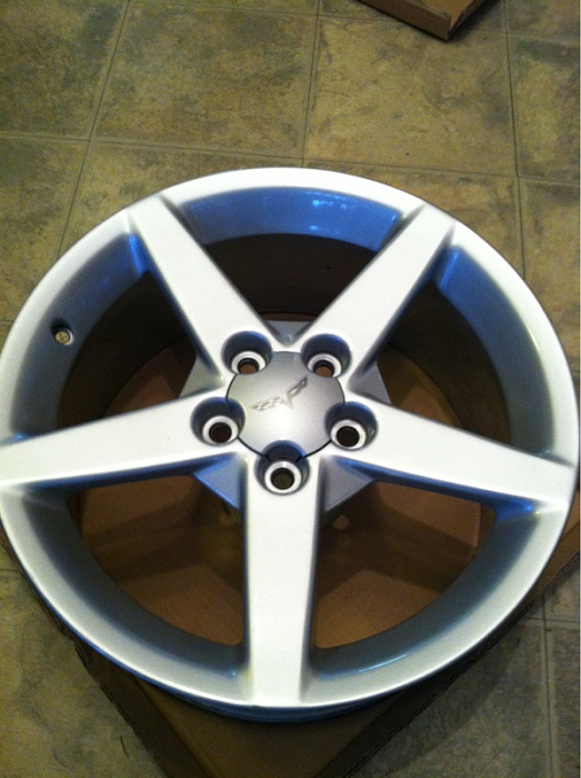 Set of 4 corvette C6 5 spoke wheels-image-3672268801.jpg